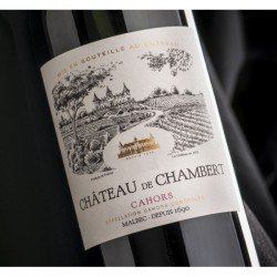 red wine malbec AOP CAhors Château de Chambert
