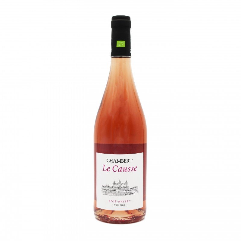 Le Causse organic wine Rose Malbec from Château de Chambert