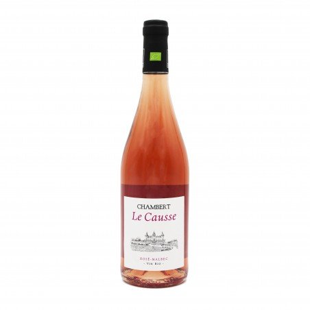 Le Causse organic wine Rose Malbec from Château de Chambert
