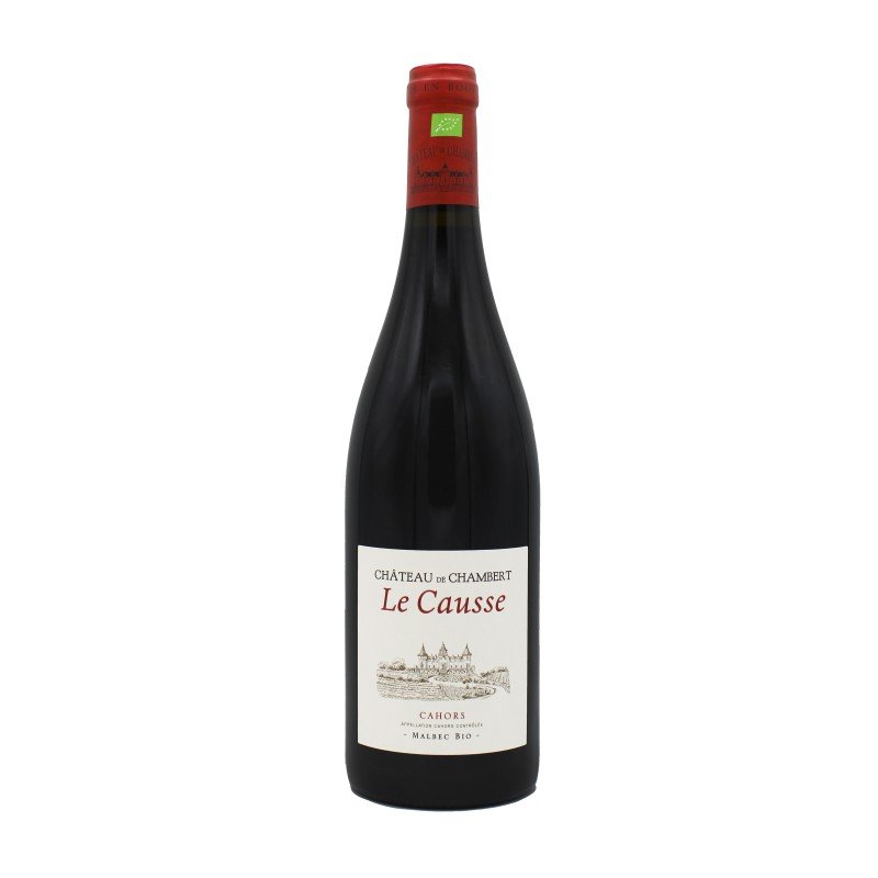 Le Causse red organic wine from Malbec AOP Cahors